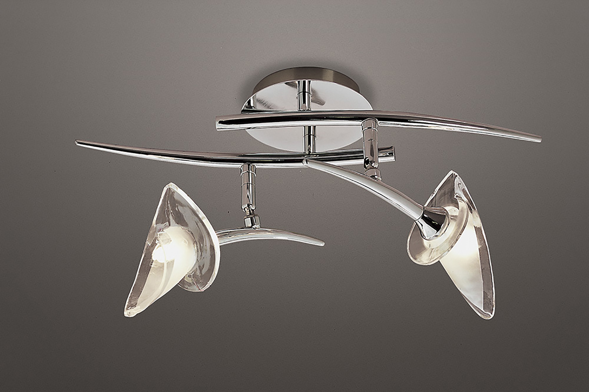 Flavia Polished Chrome Ceiling Lights Mantra Surface Spot Lights